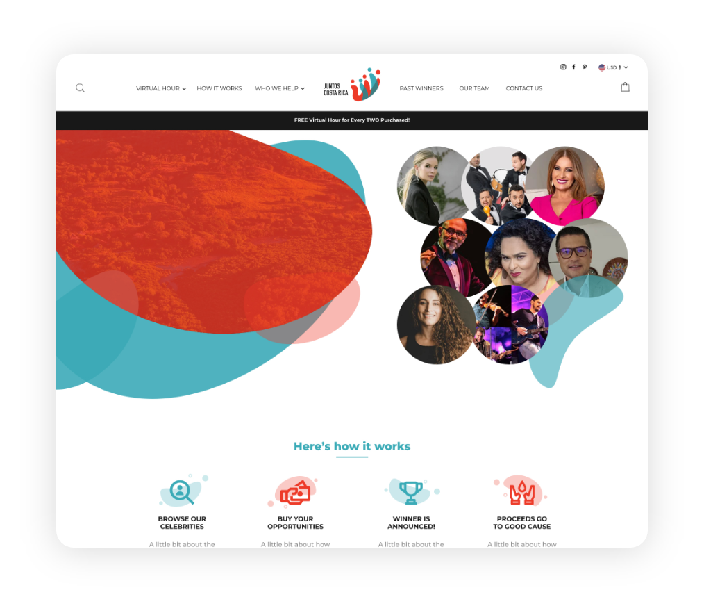 Section media footer